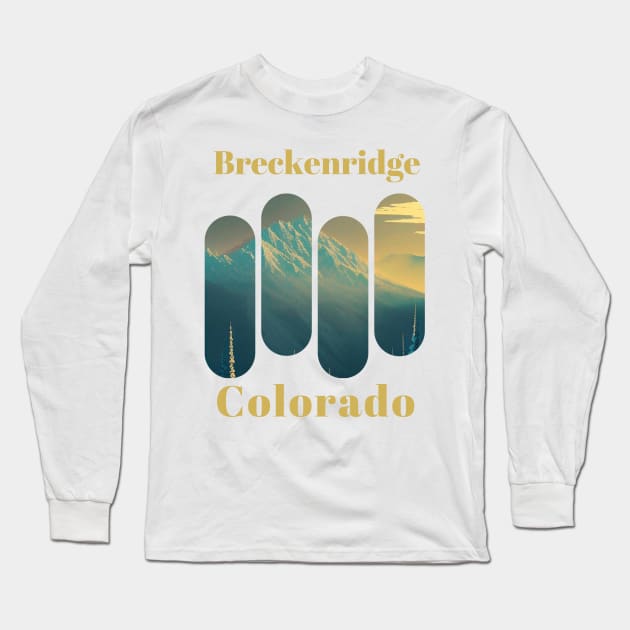 Breckenridge ski - Colorado Long Sleeve T-Shirt by MasterClassic